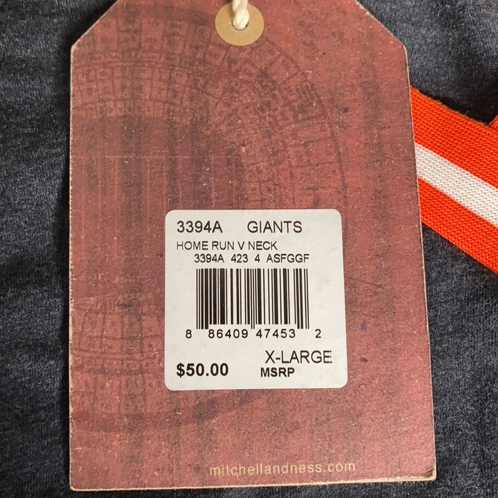 Mitchell & Ness San Francisco giant’s T-shirt